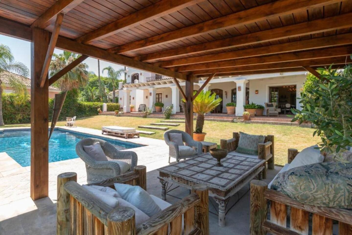 Villa Casa Sol Encantadora Villa Con Piscina ماربيا المظهر الخارجي الصورة